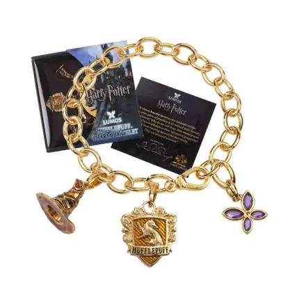 Harry Potter Charm Lumos Hufflepuff karkötő (aranyozott) termékfotó