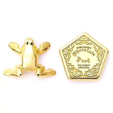 Harry Potter Chocolate Frog arany bevonatos fülbevalók termékfotója