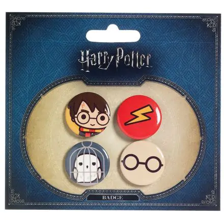 Harry Potter Cutie Harry Potter & Hedwig kitűző csomag termékfotója