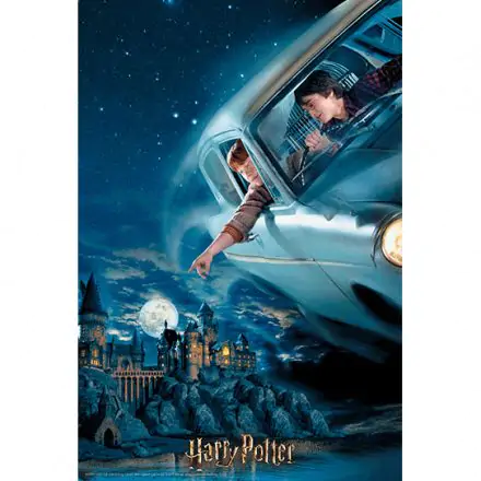 Harry Potter Harry és Ron in Ford Anglia Prime 3D puzzle 300db-os termékfotó