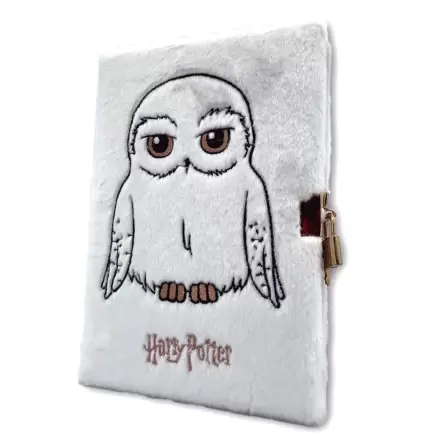 Harry Potter Hedwig A5 plüss jegyzetfüzet termékfotó