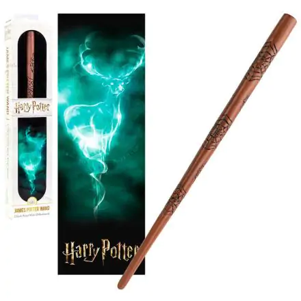 Harry Potter James Potter pálca + 3D könyvjelző termékfotó