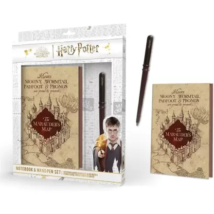 Harry Potter jegyzetfüzet és pálca toll csomag termékfotó