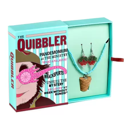 Harry Potter Luna Lovegoods Quibbler fülbevaló és nyaklánc termékfotó