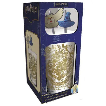 Harry Potter Magic & Mayhem üvegpohár szívószállal 485 ml termékfotó