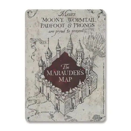 Harry Potter Marauders Map fémtábla 15 x 21 cm termékfotója