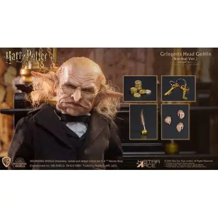 Harry Potter My Favourite Movie akciófigura 1/6 Gringotts Head Goblin 20 cm termékfotó