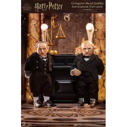Harry Potter My Favourite Movie akciófiguras 1/6 Gringotts Head Goblin & Griphook 20 cm termékfotó
