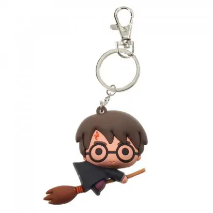 Harry Potter Harry Potter & Broom Nimbus gumis kulcstartó 7 cm termékfotó