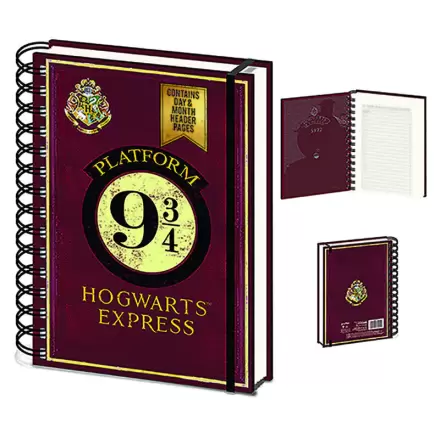 Harry Potter Platform 9 3/4 A5 jegyzetfüzet termékfotója