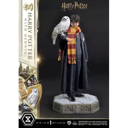 Harry Potter Prime Collectibles 1/6 Harry Potter with Hedwig szobor figura 28 cm termékfotója