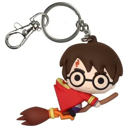 Harry Potter Harry on Broom gumis kulcstartó 7 cm termékfotó