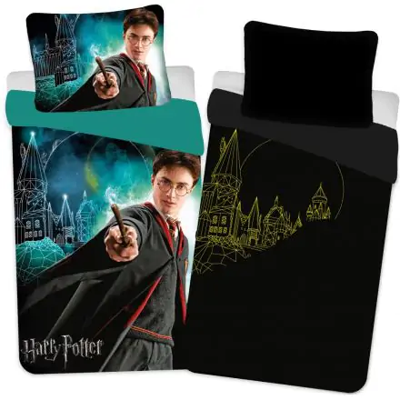 Harry Potter Sötétben világító ágyneműhuzat Castle 140×200cm, 70×90 cm termékfotó