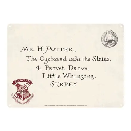 Harry Potter Tin Sign Letters 21 x 15 cm termékfotó