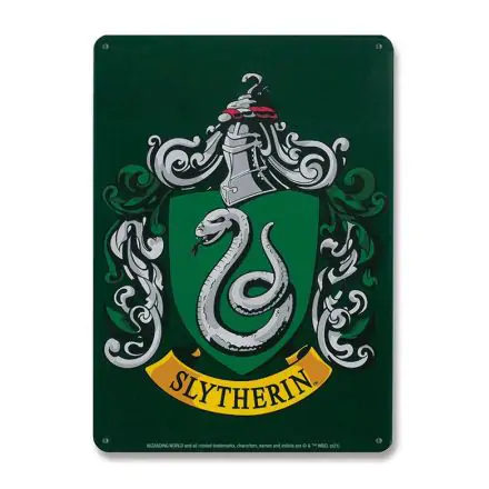 Harry Potter Slytherin fémtábla 15 x 21 cm termékfotója
