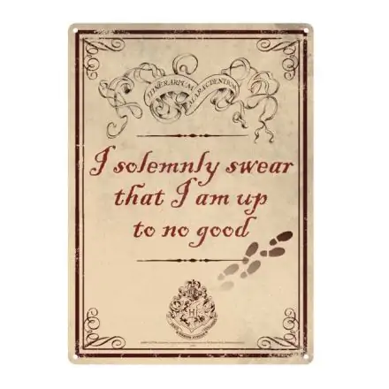 Harry Potter Up To No Good dekorációs tábla 21 x 15 cm termékfotó