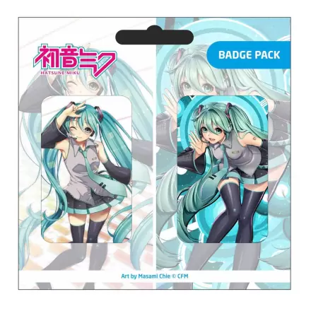 Hatsune Miku Ansteck-Buttons Doppelpack Set D termékfotója