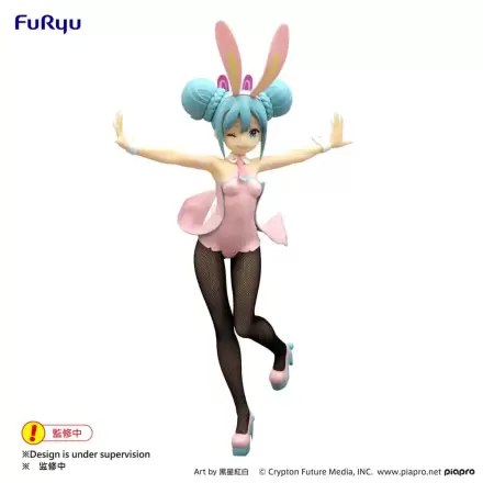 Hatsune Miku BiCute Bunnies Wink Pearl Pink Color Ver. PVC szobor figura 30 cm termékfotója