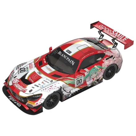 Hatsune Miku GT Project jármű 1/18 Good Smile Hatsune Miku AMG 2017 SPA24H Ver. 26 cm termékfotó