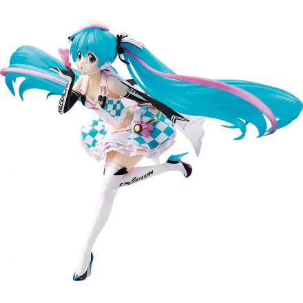 Hatsune Miku GT Project1/7 Racing Miku 2019 Side Key Visual Ver. szobor figura 21 cm termékfotó