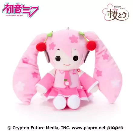 Hatsune Miku Hangingood Sakura Miku plüss figura 20 cm termékfotó