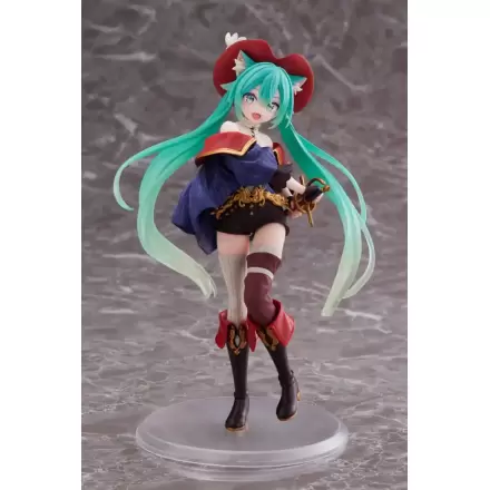 Hatsune Miku Hatsune Miku Wonderland Puss in Boots PVC szobor figura 18 cm  termékfotó