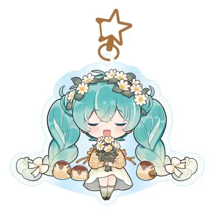 Hatsune Miku Acrylic Keychain Kawaii Autumn Time termékfotója