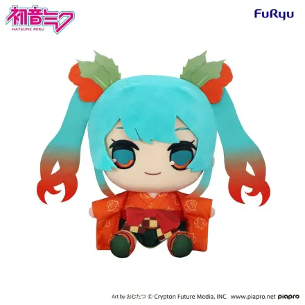 Hatsune Miku Kyurumaru Flower Fairy Winter Cherry Ver. plüss figura 29 cm   termékfotó