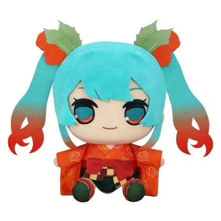 Hatsune Miku Kyurumaru Flower Fairy Winter Cherry Ver. plüss figura 29 cm   termékfotó