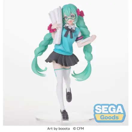 Hatsune Miku Luminasta Hatsune Miku 16th Anniversary Booota Ver. PVC szobor figura 18 cm termékfotó