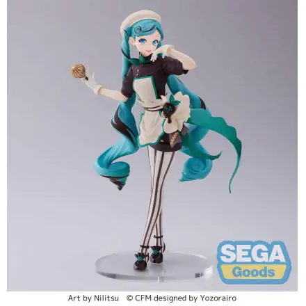 Hatsune Miku Luminasta Hatsune Miku - Bitter Patissier PVC szobor figura 21 cm termékfotó