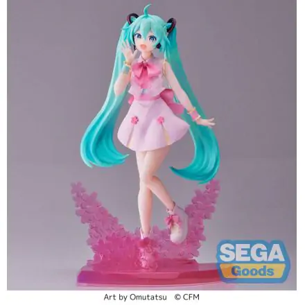 Hatsune Miku Luminasta Sakura Miku Omutatsu Ver. PVC szobor figura 21 cm termékfotó