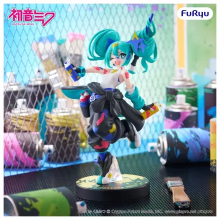 Hatsune Miku Muchute Paint Girl Another Color Ver. PVC szobor figura 23 cm   termékfotó
