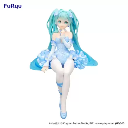 Hatsune Miku Noodle Stopper Flower Fairy Nemophila Pail Blue Color Ver. PVC szobor figura 15 cm termékfotója