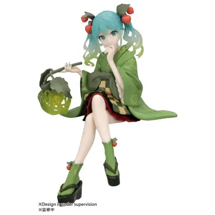 Hatsune Miku Noodle Stopper Flower Fairy Winter Cherry Green Color Ver. PVC figura 15 cm termékfotó