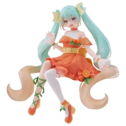 Hatsune Miku Noodle Stopper Flower Hatsune Miku Citrus Ver. PVC szobor figura 14 cm  termékfotó