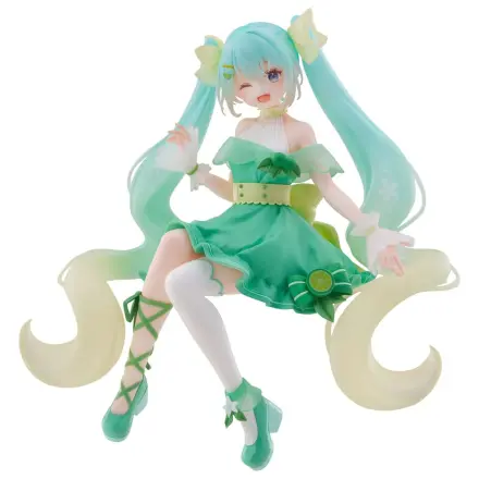 Hatsune Miku Noodle Stopper Hatsune Miku Lime Ver. PVC szobor figura 14 cm  termékfotó
