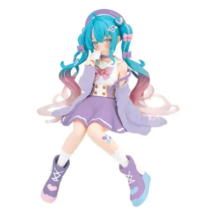Hatsune Miku Noodle Stopper Hatsune Miku Love Sailor Purple Color Ver. PVC szobor figura 13 cm termékfotó