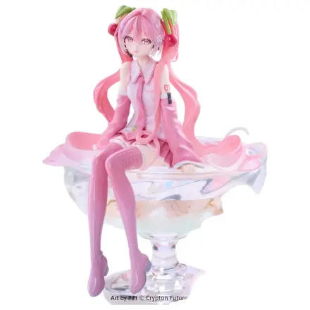 Hatsune Miku Noodle Stopper PVC figura Sakura Miku 2026 Smile Ver. 14 cm termékfotó