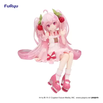 Hatsune Miku Noodle Stopper Sakura Miku 2025 PVC szobor figura 14 cm termékfotója