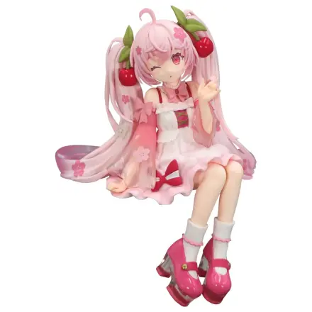 Hatsune Miku Noodle Stopper Sakura Miku 2025 Wink Ver. PVC szobor figura 14 cm termékfotó