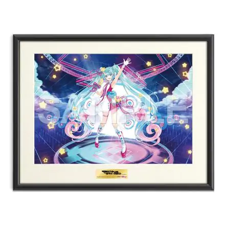 Hatsune Miku PrimoArt Framed Art Print Hatsune Miku Magical Mirai 10th Anniversary Ver. keretezett poszter 30 cm termékfotó