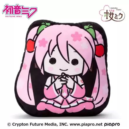 Hatsune Miku Sakura Miku 2D plüss figura 34 cm termékfotó