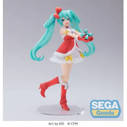 Hatsune Miku Series SPM Hatsune Miku Christmas 2022 Ver. PVC szobor figura 21 cm termékfotó