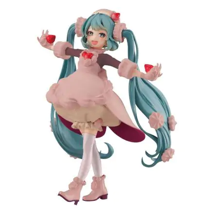 Hatsune Miku SweetSweets Series Hatsune Miku Strawberry Chocolate Short PVC szobor figura 17 cm termékfotó