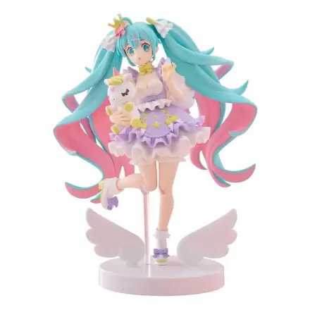 Hatsune Miku Tenitol Hatsune Miku Yumekawa Princess Lavender Ver. PVC szobor figura 21 cm termékfotó
