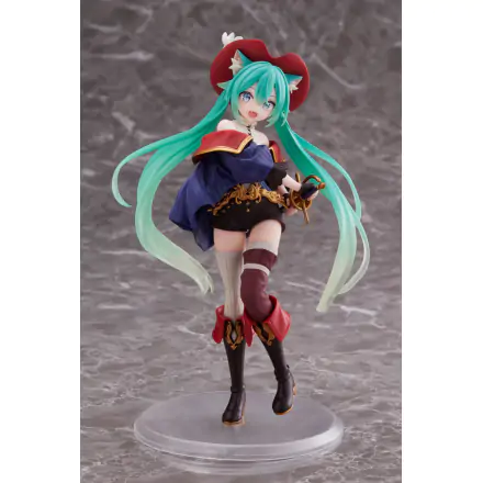 Hatsune Miku Wonderland Figure Puss in Boots PVC szobor figura 18 cm termékfotó