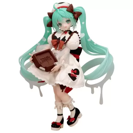 Hatsune Miku x Tirol Choco Trio-Try-iT Hatsune Miku Milk Ver. PVC szobor figura 18 cm  termékfotó