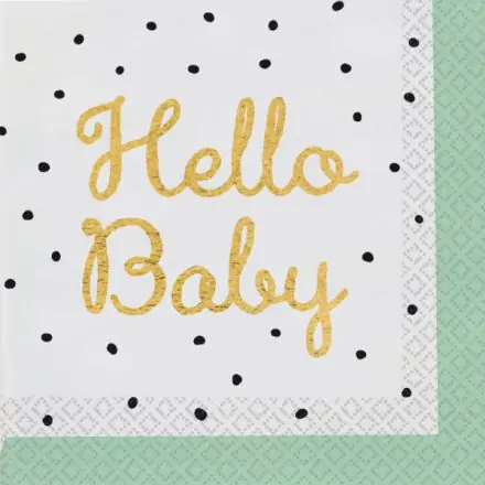 Hello Baby szalvéta 16 db-os 33*33 cm termékfotó