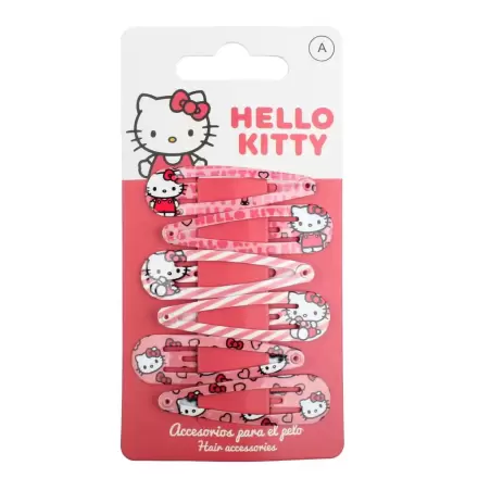 Hello Kitty 6 db-os hajcsat csomag termékfotó